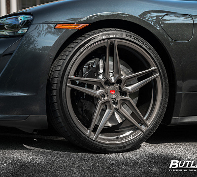 Фото дисков Vossen EVO-1 на Porsche Taycan I