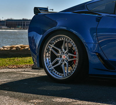 Фото дисков Vossen M-X1 (3-Piece) на Chevrolet Corvette C7