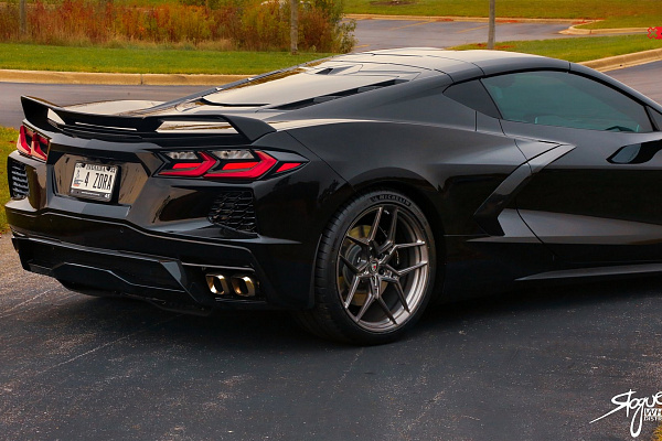 Фото дисков Anrky S1-X4 Глянцевый тонированный лак на Chevrolet Corvette C8