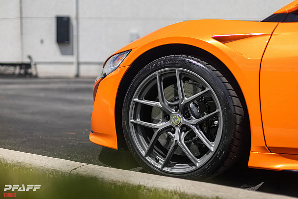 Фото дисков HRE P101SC Сатиновый графит на Acura NSX II