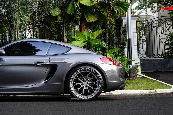 Фото дисков Anrky AN20 Глянцевый тонированный лак на Porsche Cayman II