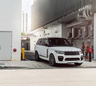 Фото дисков Vossen HF-2 на Range Rover IV