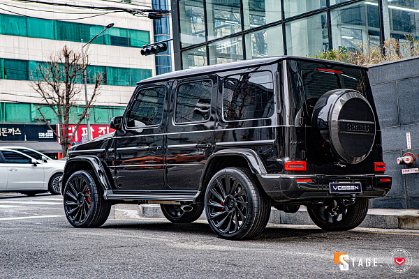 Фото дисков Vossen UV-3 Черный сатин на Mercedes-Benz G-Class III