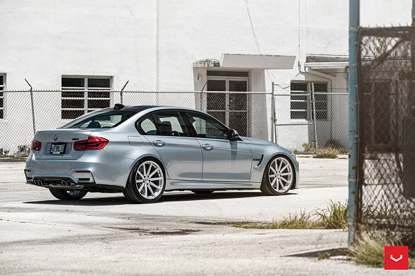 Фото дисков Vossen VFS-10 Серебро на BMW 3/M3 (F3x/F80)