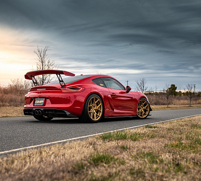 Фото дисков Vossen HF-5 на Porsche Cayman II