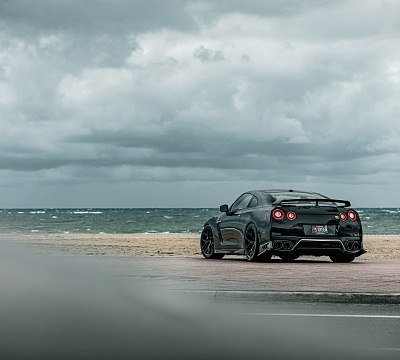 Фото дисков Vossen HF-5 на Nissan GT-R