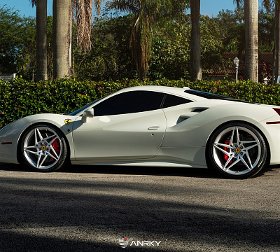 Фото дисков Anrky S1-X3 на Ferrari 488