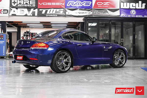 Фото дисков Vossen HF-5 Сатиновый графит на BMW Z4 (E89)