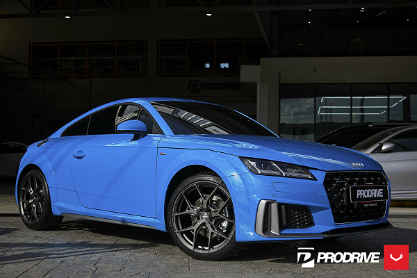 Фото дисков Vossen HF-5 Сатиновый графит на Audi TT (8S)