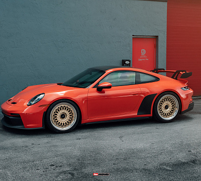 Фото дисков HRE 501 на Porsche 911 VIII