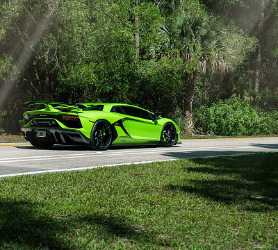 Фото дисков Vossen S21-01 на Lamborghini Aventador