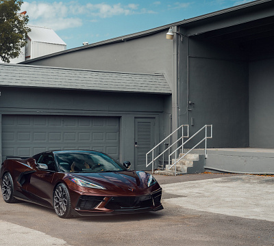 Фото дисков Vossen HF-2 на Chevrolet Corvette C8