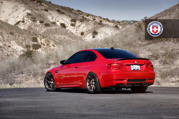 Фото дисков HRE P101 Сатиновая бронза на BMW 3/M3 (E90)