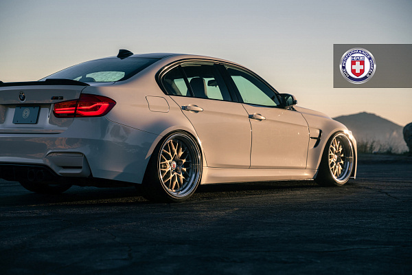 Фото дисков HRE 520 Глянцевая шампань на BMW 3/M3 (F3x/F80)