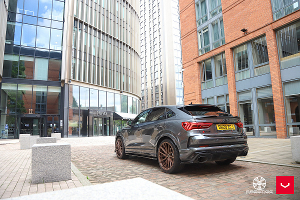 Фото дисков Vossen HF-4T Сатиновая бронза на Audi Q3 (F3)