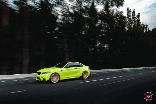 Фото дисков Vossen M-X6 Глянцевая шампань на BMW 2/M2 (F22/F87)
