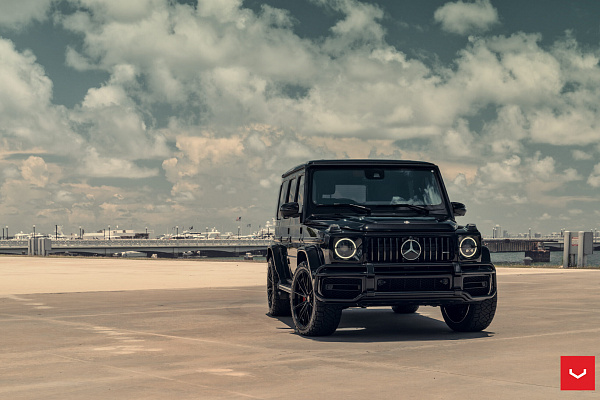 Фото дисков Vossen HFX-2 (5-Lug) Черный глянец на Mercedes-Benz G-Class III