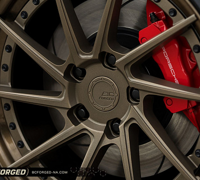 Фото дисков BC Forged HCA210 на Porsche 911 VI