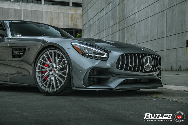 Фото дисков Vossen EVO-6T Глянцевый лак на Mercedes-Benz AMG GT I