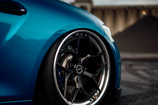 Фото дисков Brixton Forged PF5 Черный сатин на BMW 2/M2 (F22/F87)