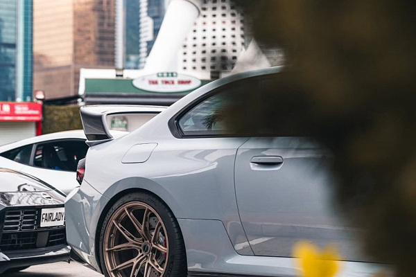 Фото дисков Brixton Forged FDE01 Сатиновое темное золото на BMW 2/M2 (G42/G87)