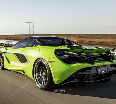 Фото дисков Strasse Wheels SV10M Deep Concave FS на McLaren 720S