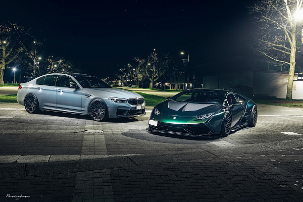 Фото дисков Brixton Forged VL4 Сатиновый темный лак на BMW 5/M5 (G30/F90)