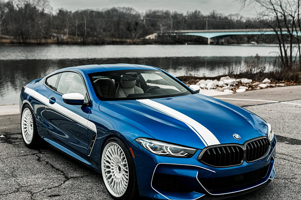 Фото дисков Brixton Forged TR20 Белый глянец на BMW 8/M8