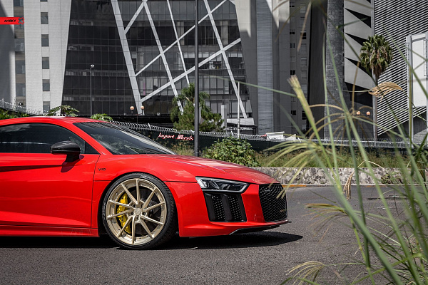 Фото дисков Anrky AN23 Сатиновая шампань на Audi R8 (4S)