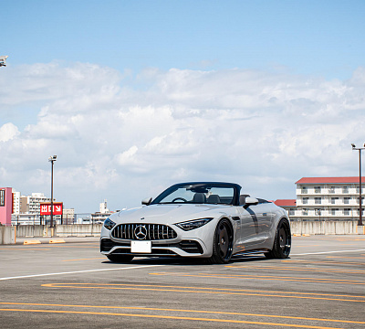 Фото дисков HRE 544C на Mercedes-Benz SL (R232)