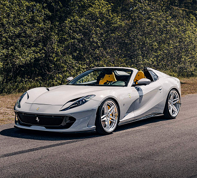 Фото дисков HRE S107SC на Ferrari 812