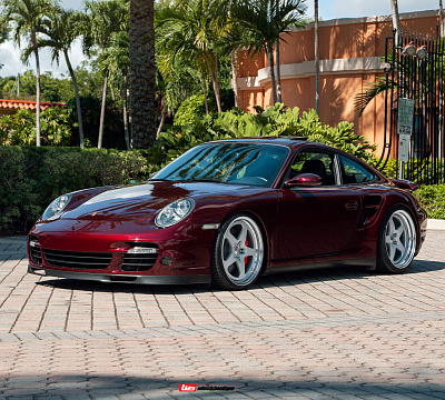 Фото дисков HRE 527 на Porsche 911 VI