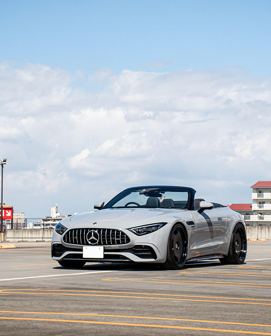 Фото дисков 544C Черный сатин на Mercedes-Benz SL (R232)