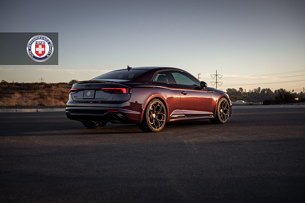 Фото дисков HRE P111SC Глянцевая бронза на Audi A/S/RS 5 (F5)
