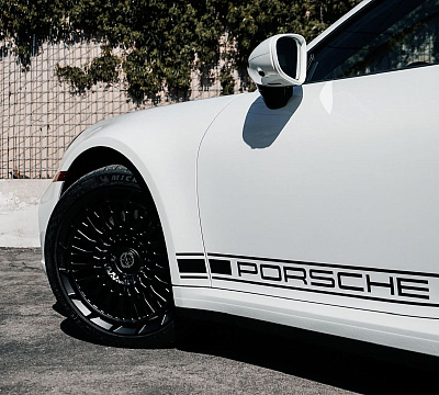 Фото дисков Brixton Forged TR20 AERO1 на Porsche 911 VIII