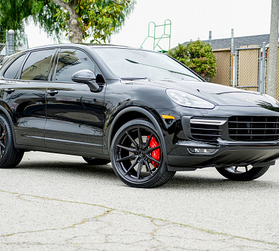 Фото дисков Vossen HF-3 на Porsche Cayenne II