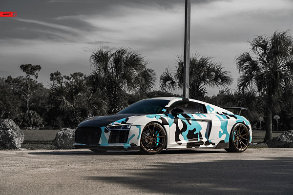 Фото дисков Anrky AN12 Глянцевая темная бронза на Audi R8 (4S)