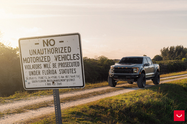 Фото дисков Vossen HFX-1 (6-Lug) Черный сатин на Ford F-150 XIV