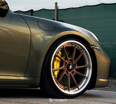 Фото дисков Anrky AN33 на Porsche 911 VIII