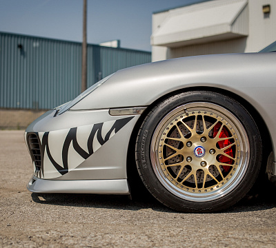 Фото дисков HRE 540 на Porsche 911 V