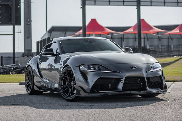 Фото дисков Anrky S1-X2 Глянцевый темный лак на Toyota Supra A90