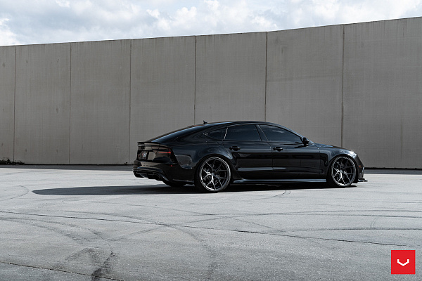 Фото дисков Vossen HF-5 Сатиновый графит на Audi A/RS 7 (4G)