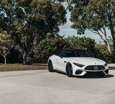 Фото дисков Vossen S17-04 на Mercedes-Benz SL (R232)