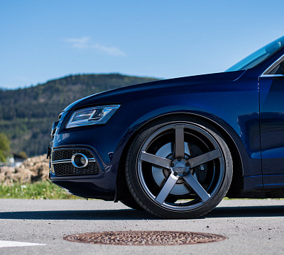 Фото дисков Vossen CV3 на Audi Q5 (8R)