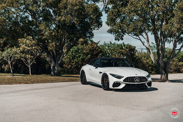 Фото дисков Vossen S17-04 Черный глянец на Mercedes-Benz SL (R232)