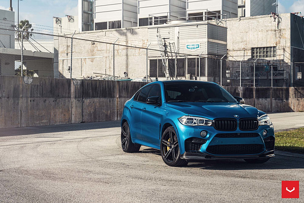 Фото дисков Vossen HF-1 Глянцевый темный лак на BMW X6/X6 M (F16/F86)