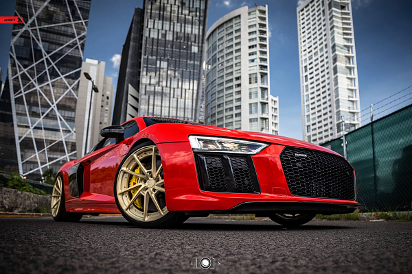 Фото дисков Anrky AN23 Сатиновая шампань на Audi R8 (4S)
