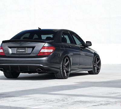Фото дисков Vossen CV3 на Mercedes-Benz C-Class (W204)