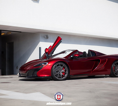 Фото дисков HRE P101 на McLaren 650S