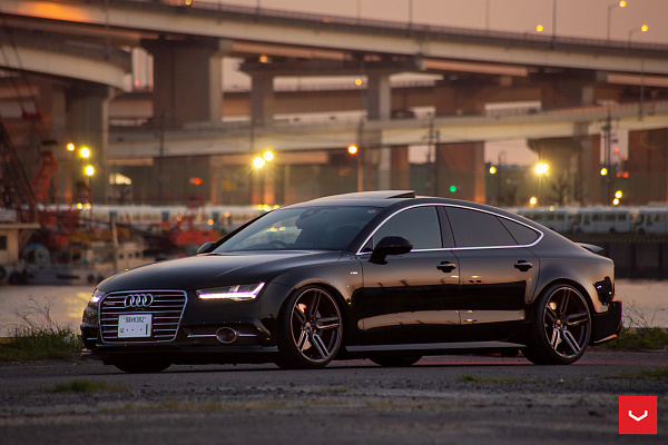 Фото дисков Vossen HF-1 Алмазная проточка на Audi A/RS 7 (4G)